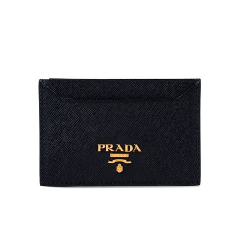 prada authentic card holder|Prada card holder price.